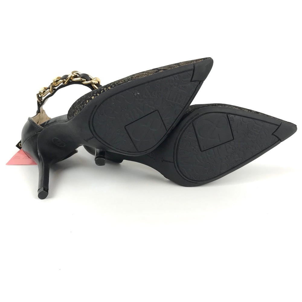 NEW {Sam & Libby} Metallic Snake Chain Heels - Picture 8 of 8